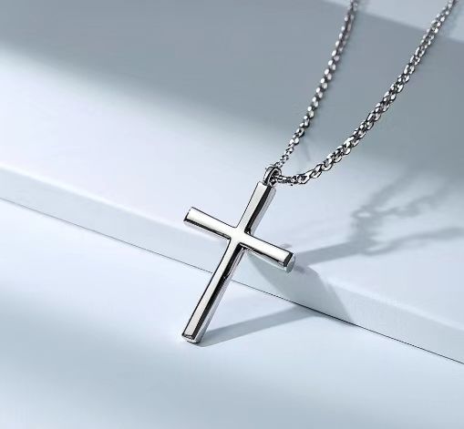 Wear the Cross, Embrace God's Grace. Let this necklace be your daily reminder of His unending love and protection.