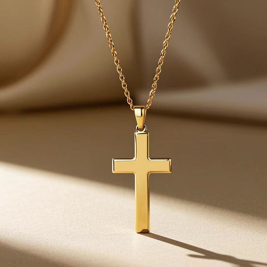 Wear the Cross, Embrace God's Grace. Let this necklace be your daily reminder of His unending love and protection.